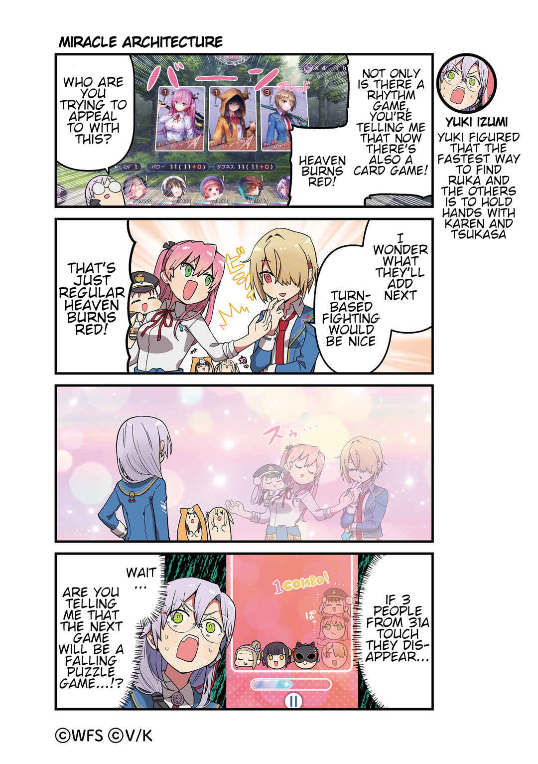 Page 1 Chapter 155 Heaven Burns Red Official 4-Koma