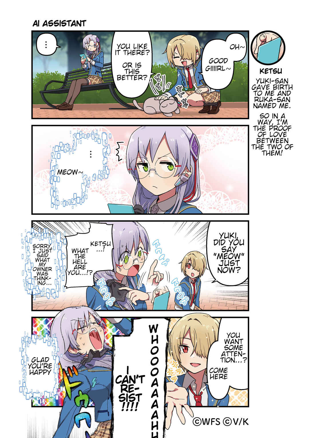 Page 1 Chapter 158 Heaven Burns Red Official 4-Koma
