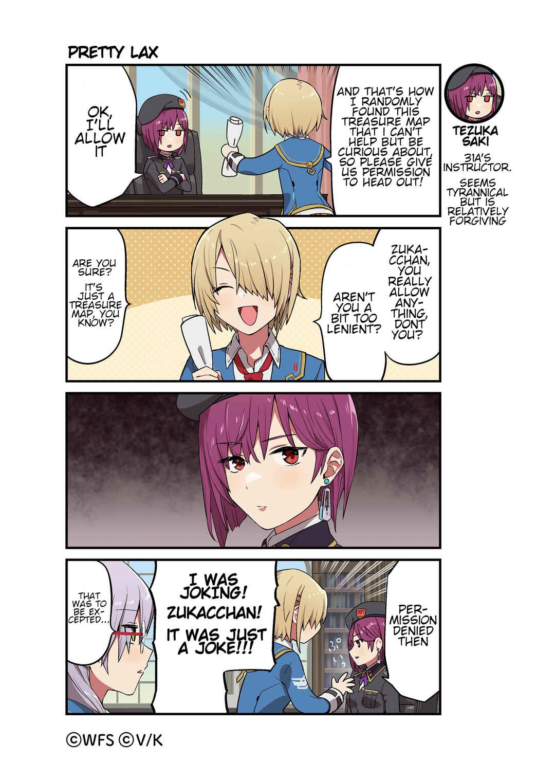 Page 1 Chapter 20 Heaven Burns Red Official 4-Koma