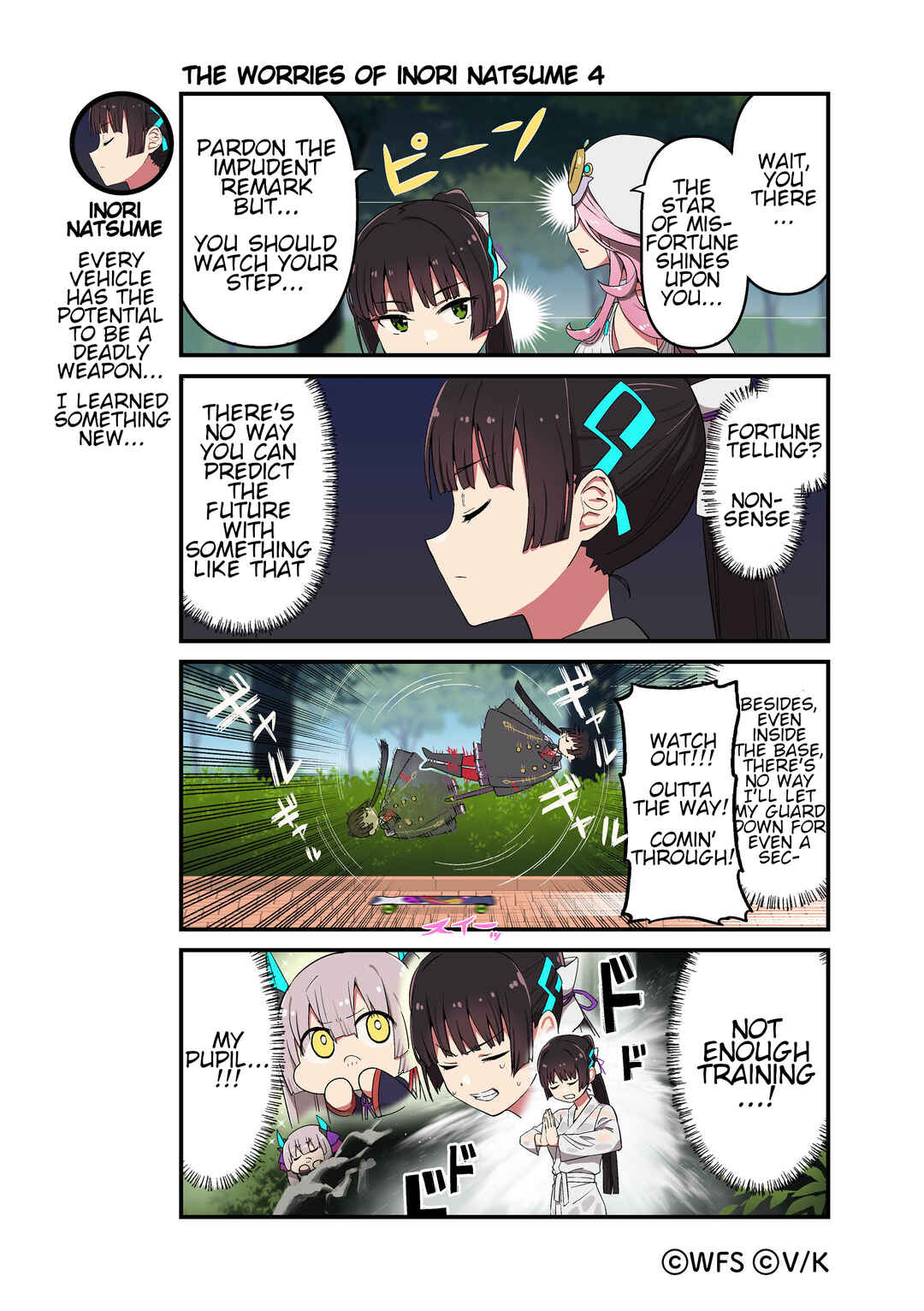 Page 1 Chapter 138 Heaven Burns Red Official 4-Koma