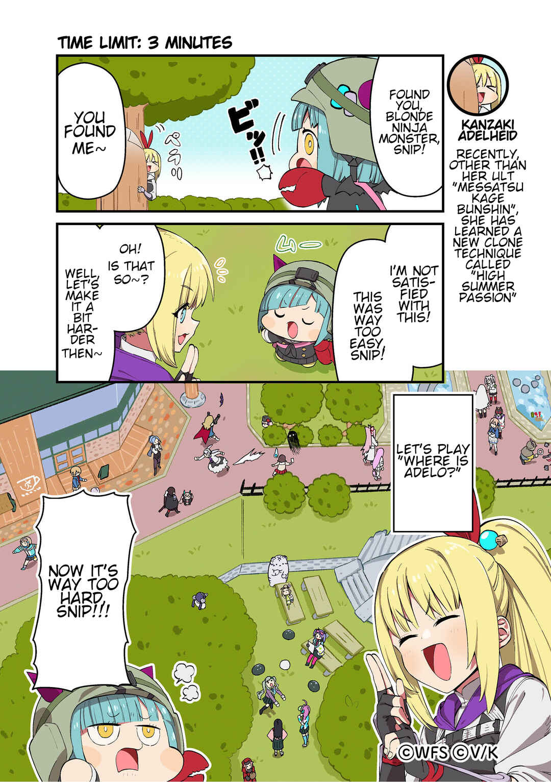 Page 1 Chapter 127 Heaven Burns Red Official 4-Koma