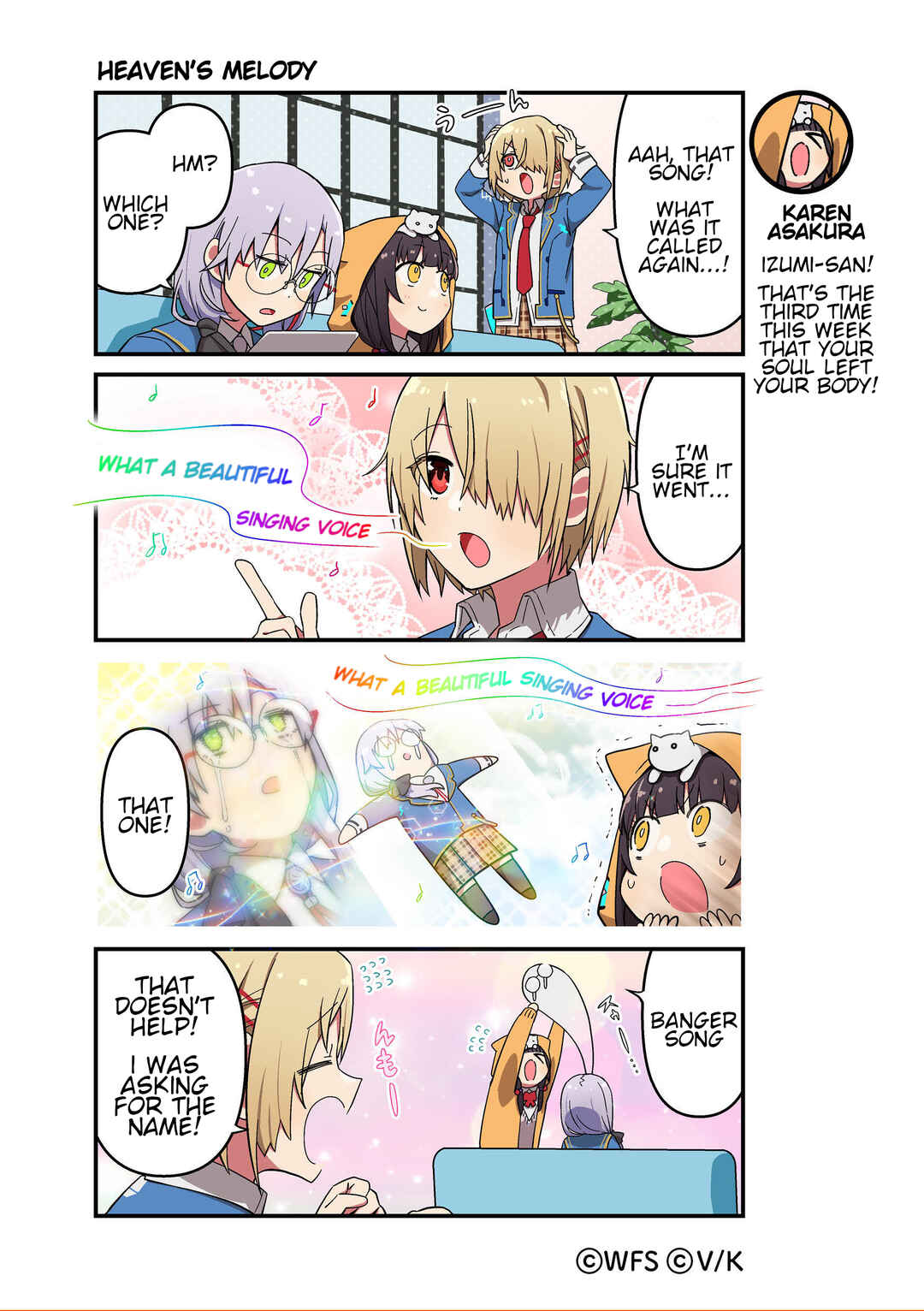 Page 1 Chapter 181 Heaven Burns Red Official 4-Koma