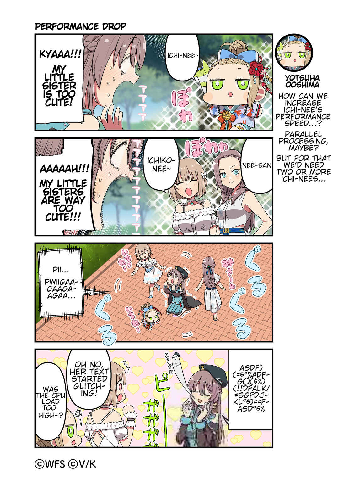 Page 1 Chapter 176 Heaven Burns Red Official 4-Koma