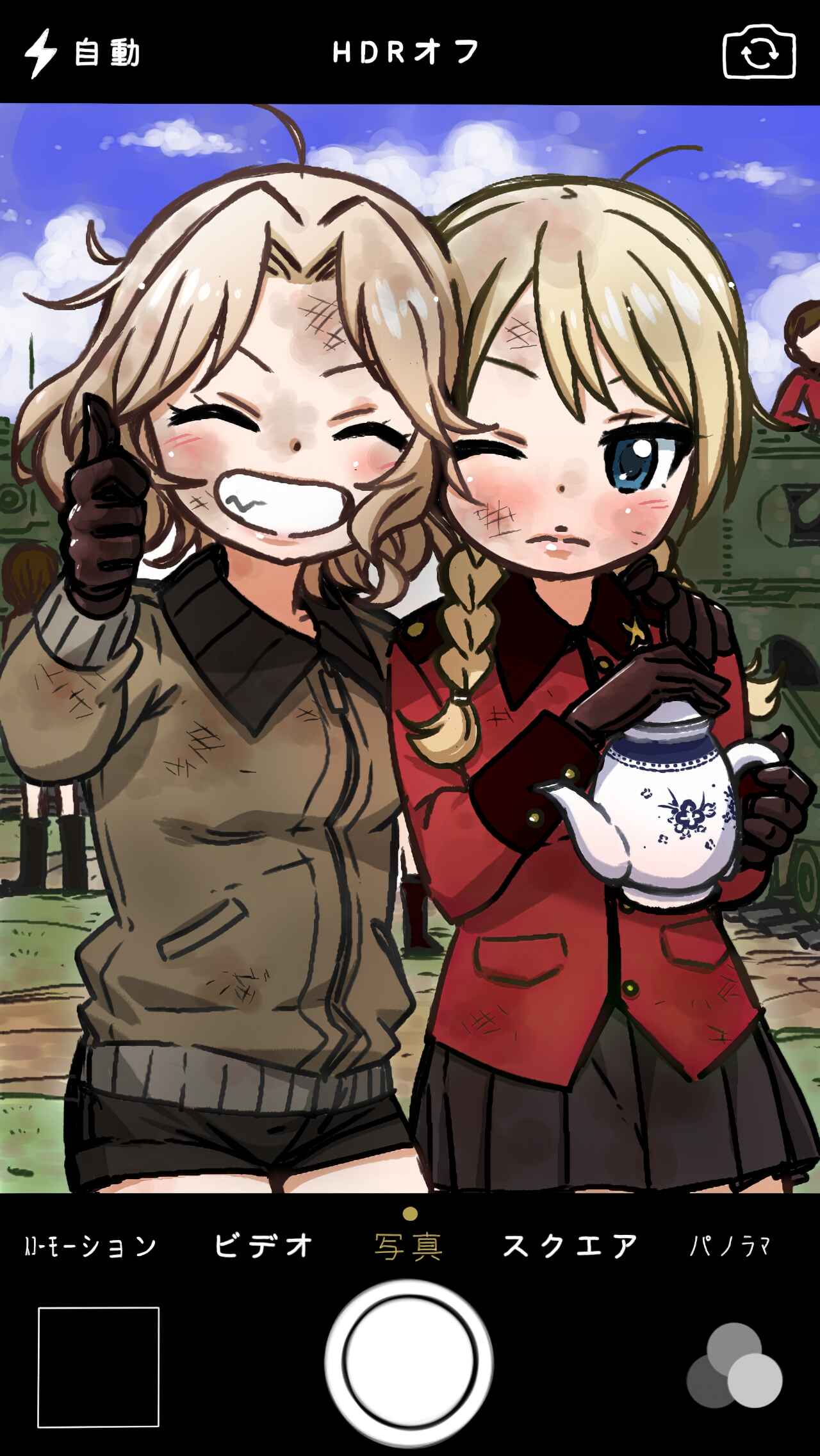 Page 8 Chapter Unknown_e462 GIRLS und PANZER - KEI × Darjeeling (Doujinshi)