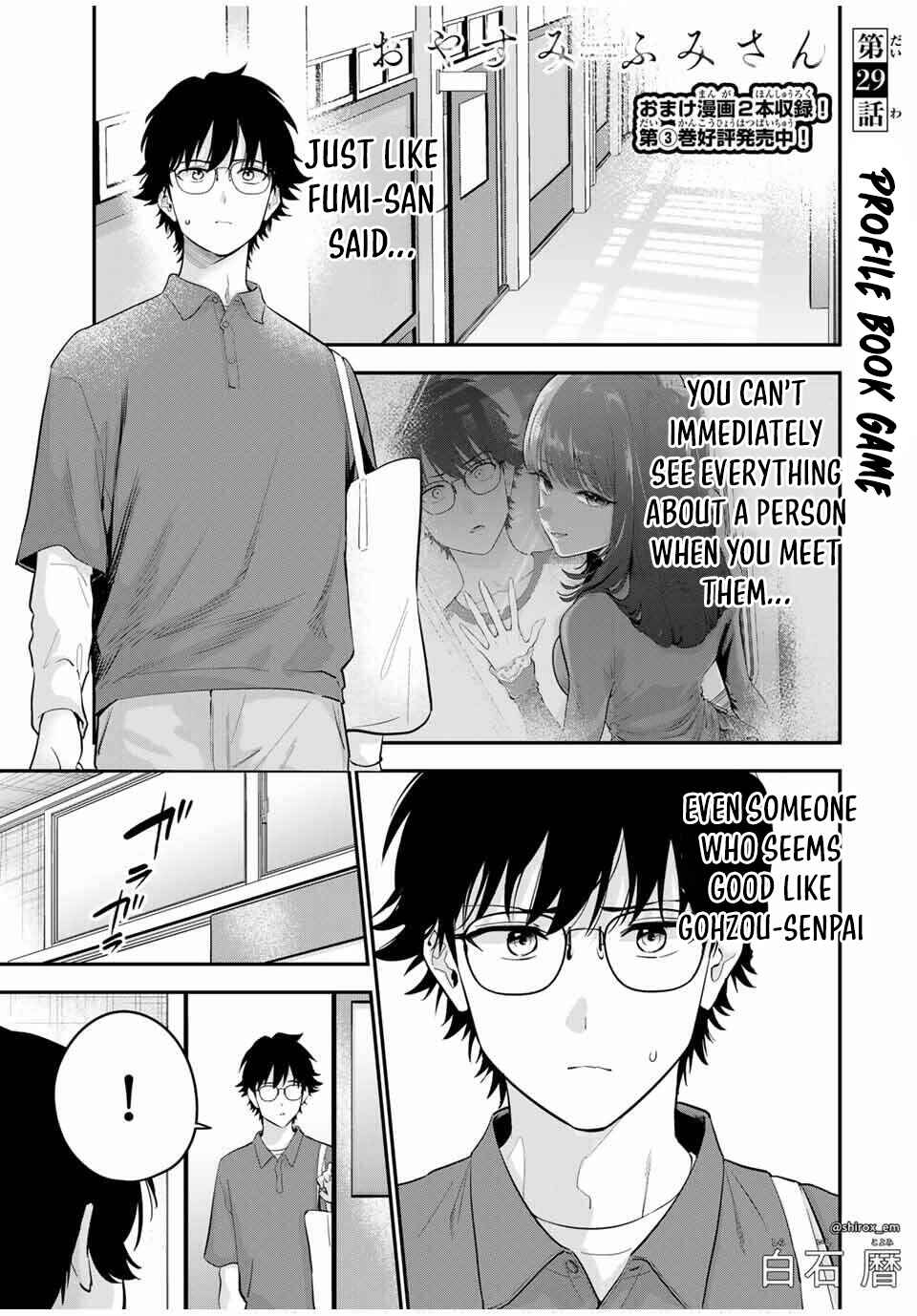 Page 2 Chapter 29 Oyasumi Fumi-san