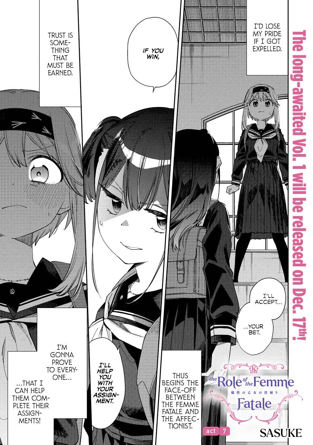 Page 1 Chapter 7 Mashou no Otome no Yakumawari