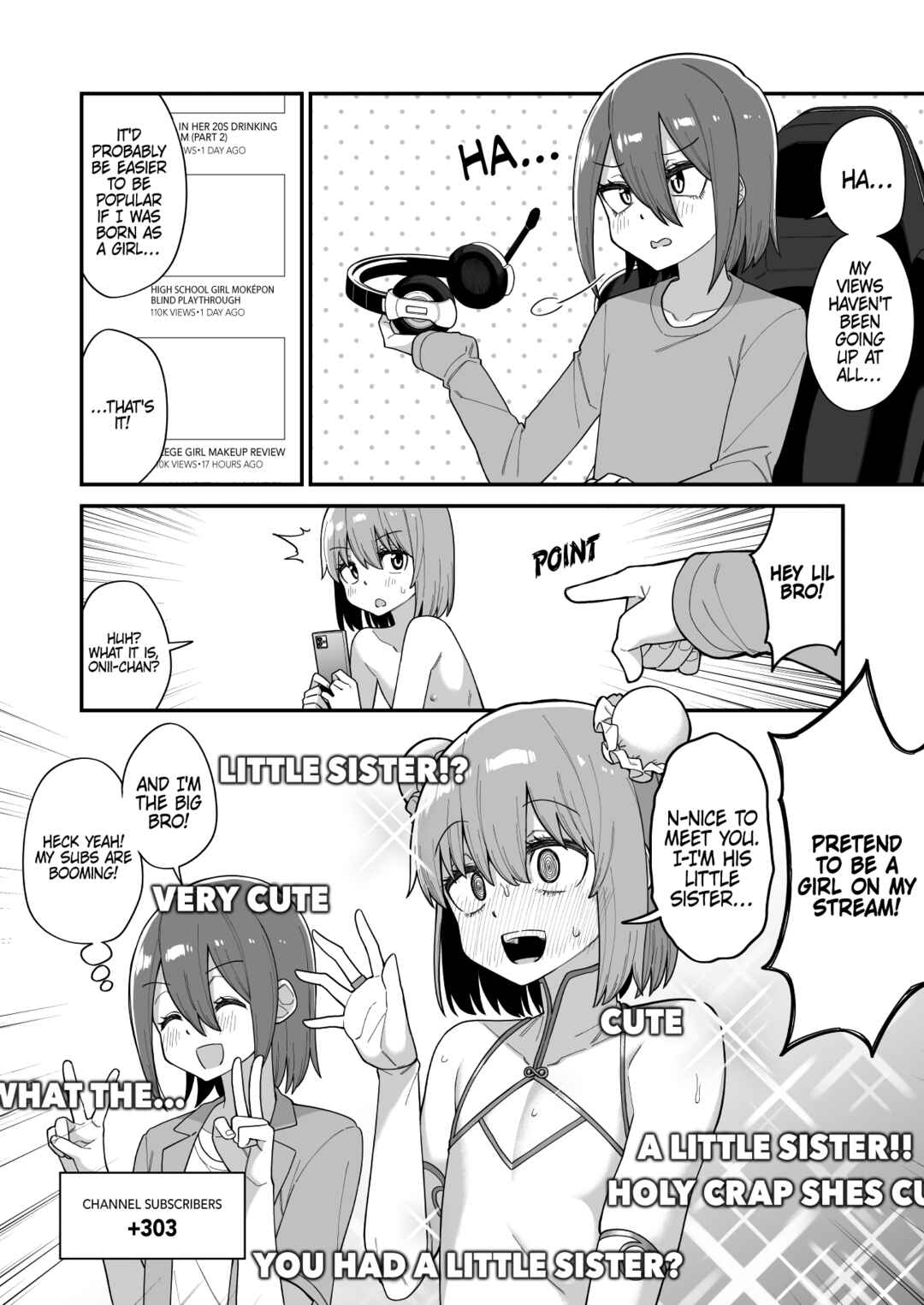 Page 1 Chapter Unknown_c6df A manga that allows a younger brother to become a crossdresser