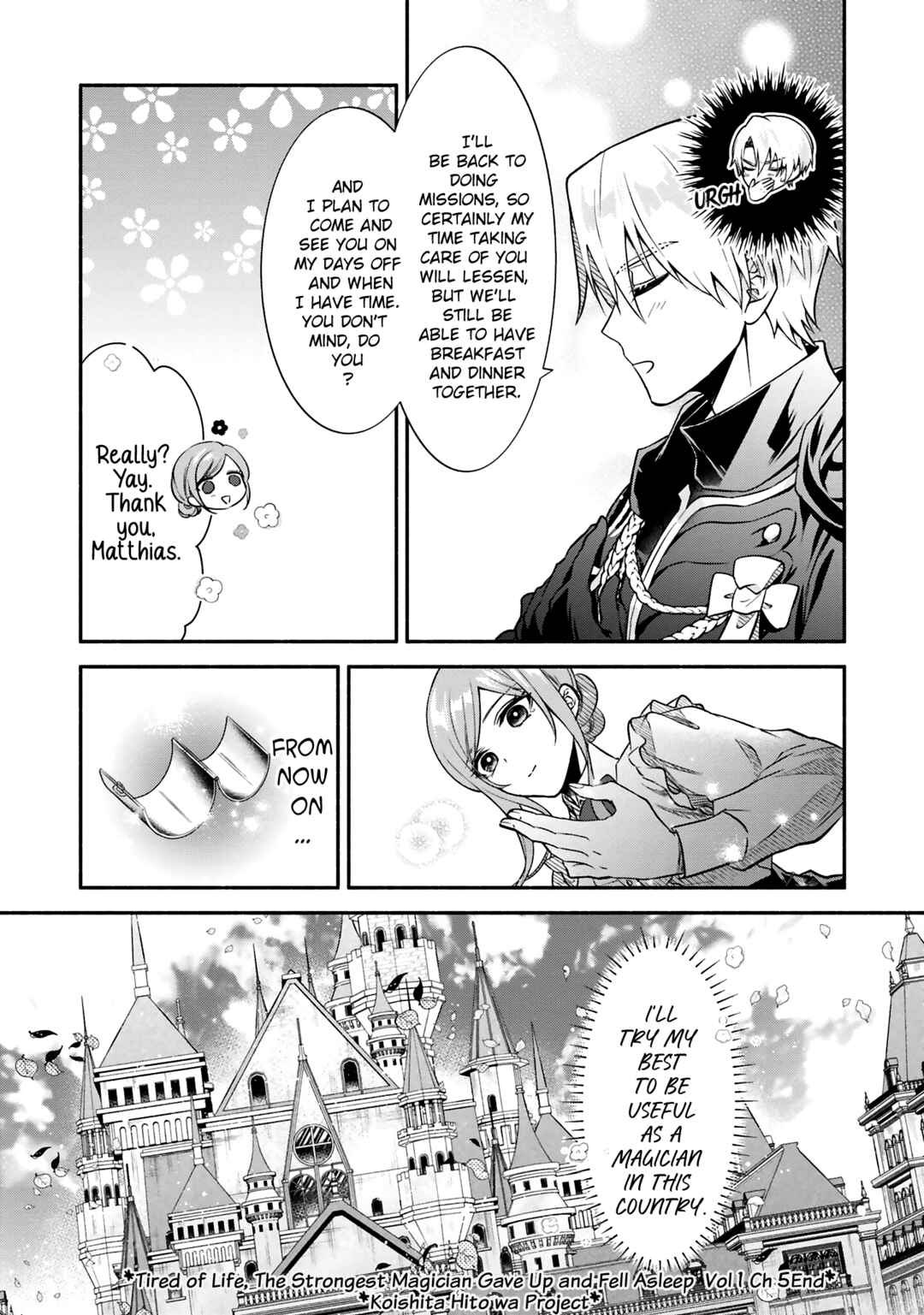 Page 39 Chapter 5 Jinsei ni Tsukareta Saikyou Majutsushi wa Akiramete Nemuru Koto ni Shita