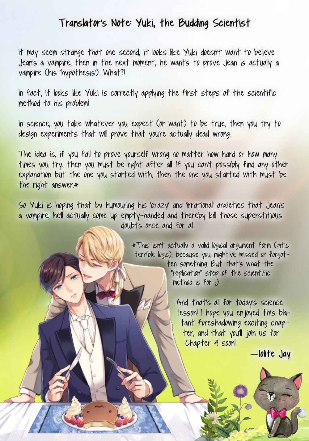 Page 28 Chapter 3 Kishukusha no Kuroneko wa Yoru O Shiranai