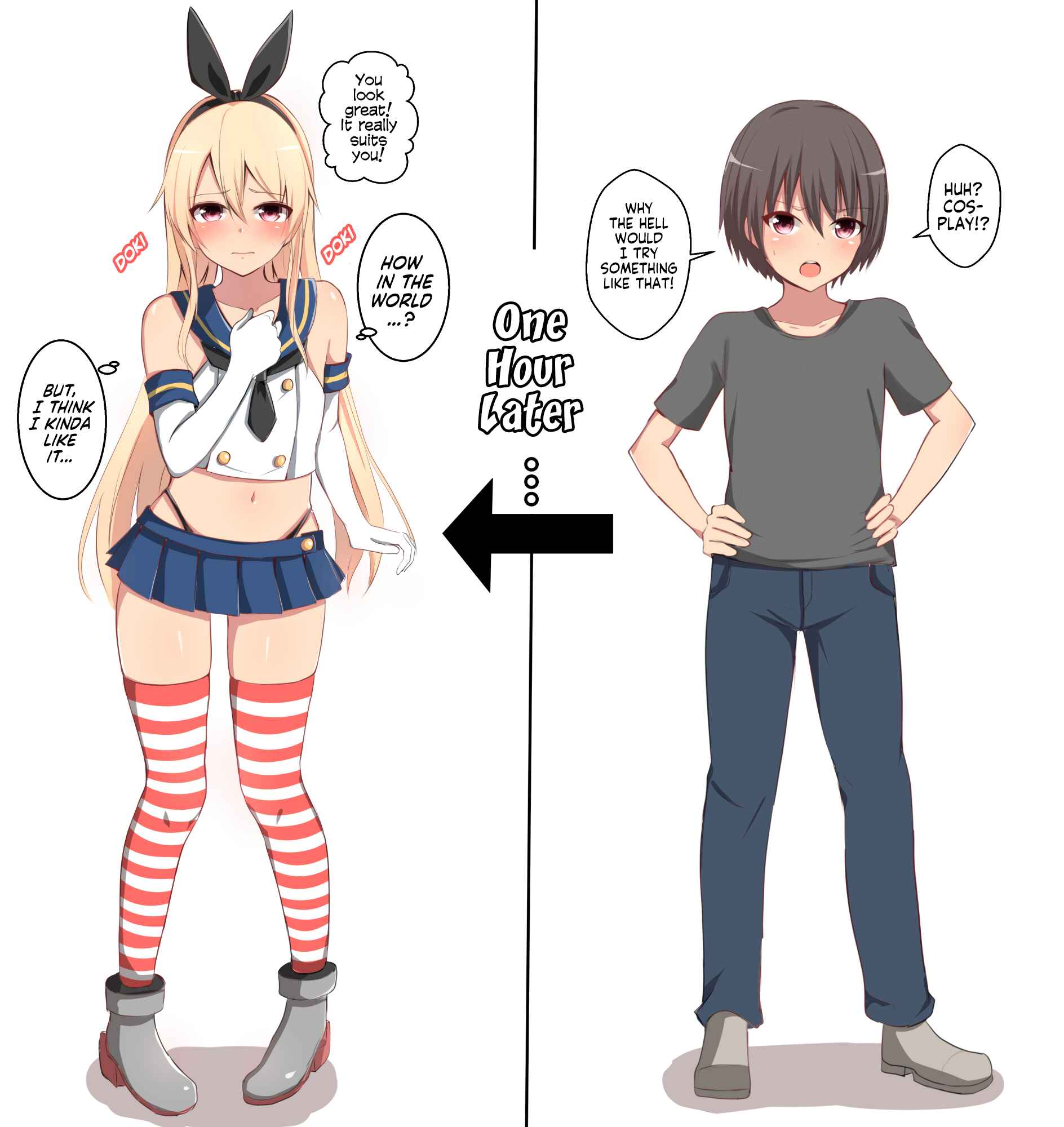 Page 1 Chapter 2 A Boy Who Will Become a Great Shimakaze-kun in Body and Soul in a Few Years