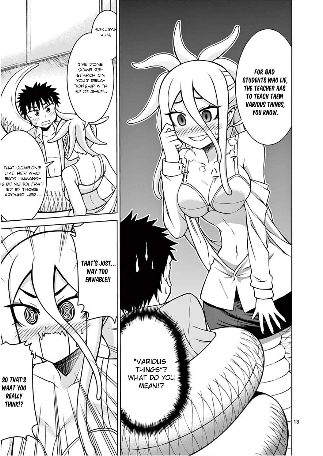 Page 13 Chapter 5 Oni Gyaru-san! Kikisemaru!!