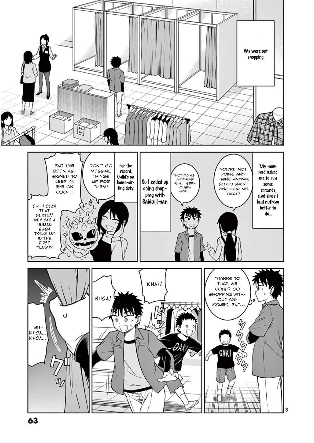 Page 3 Chapter 3 Oni Gyaru-san! Kikisemaru!!