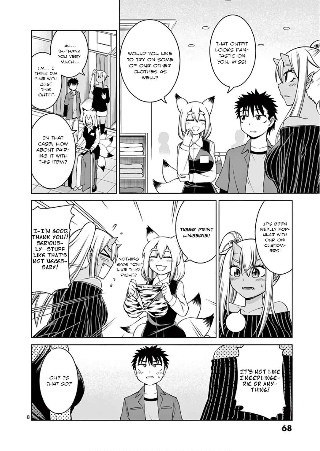 Page 8 Chapter 3 Oni Gyaru-san! Kikisemaru!!
