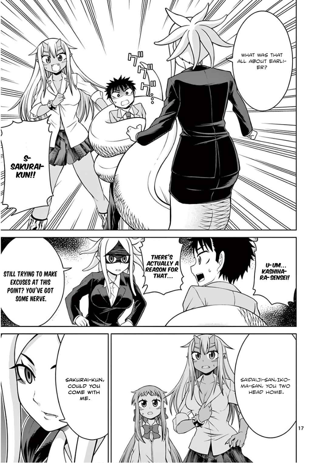 Page 17 Chapter 4 Oni Gyaru-san! Kikisemaru!!