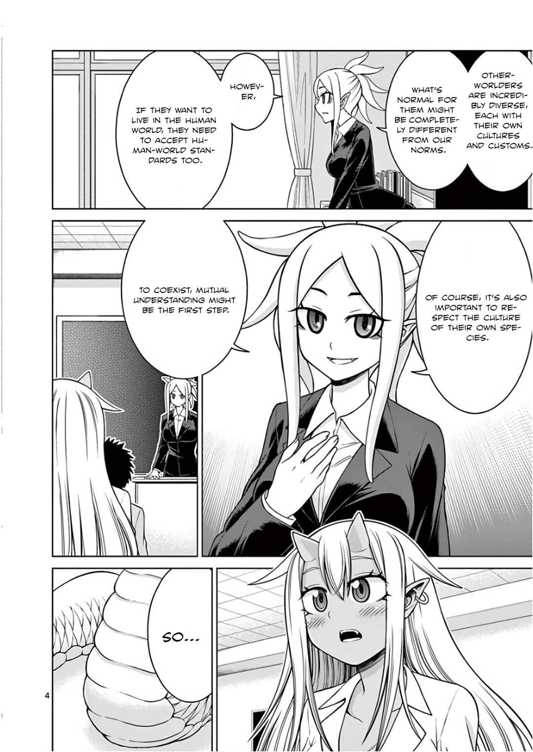 Page 4 Chapter 4 Oni Gyaru-san! Kikisemaru!!
