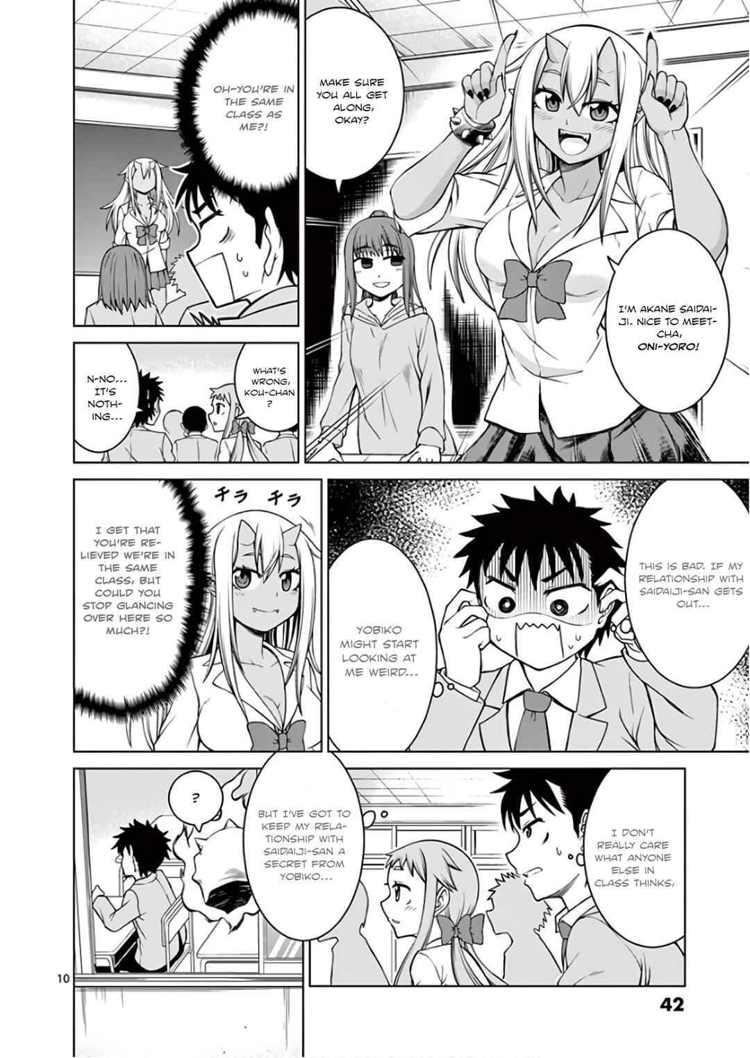 Page 10 Chapter 2 Oni Gyaru-san! Kikisemaru!!
