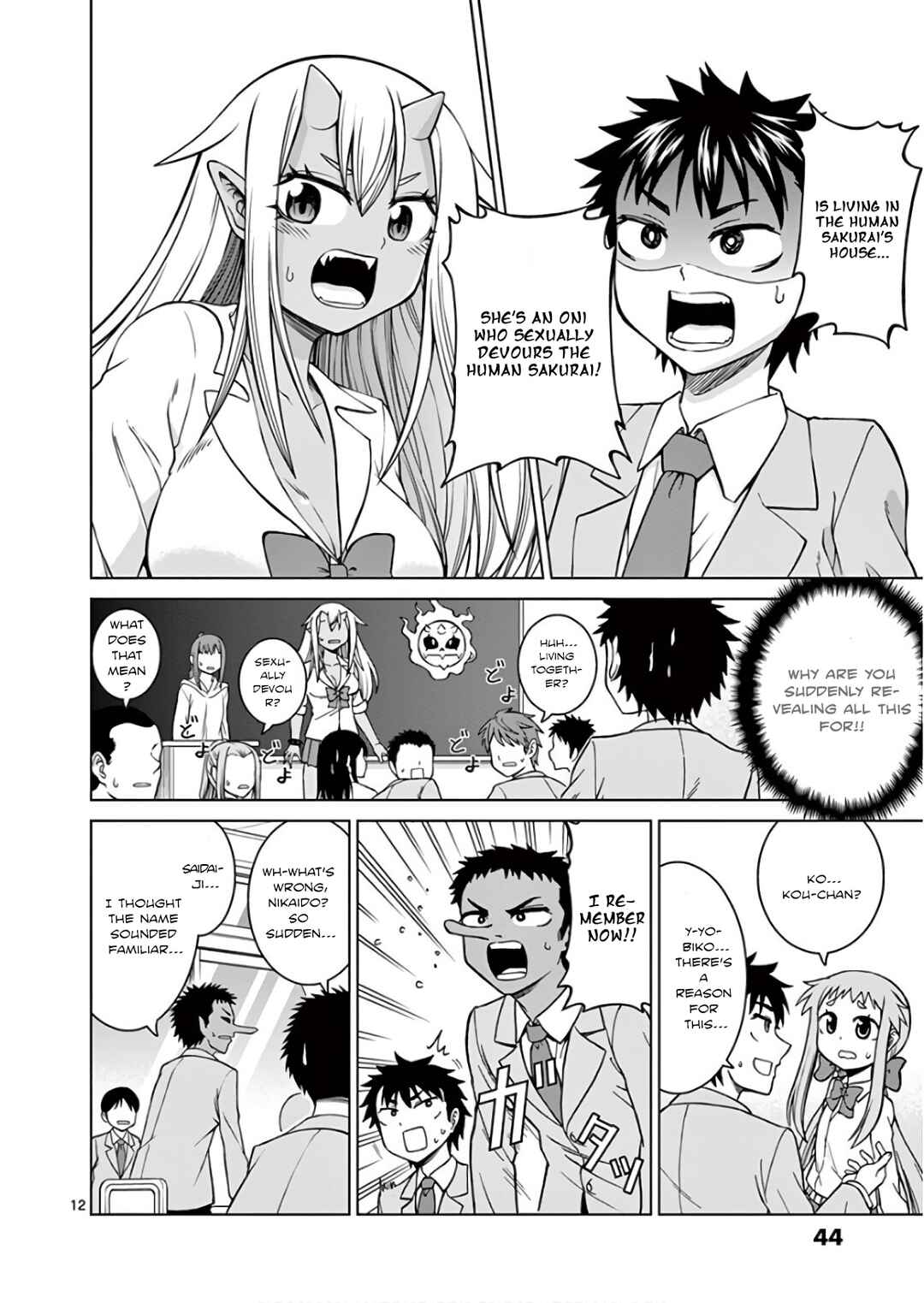 Page 12 Chapter 2 Oni Gyaru-san! Kikisemaru!!