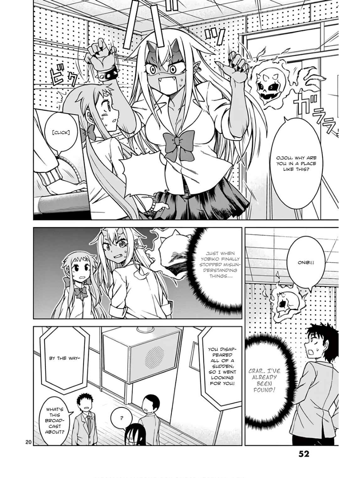 Page 20 Chapter 2 Oni Gyaru-san! Kikisemaru!!