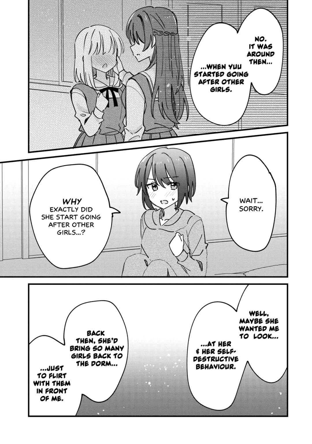 Page 13 Chapter 10.1 Kao dake yoi Classmate ga, Yatara to Guigui Kuru Yuri no Hanashi.