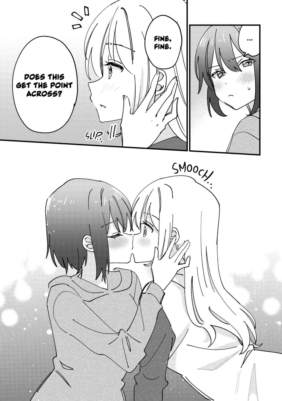 Page 23 Chapter 10.1 Kao dake yoi Classmate ga, Yatara to Guigui Kuru Yuri no Hanashi.