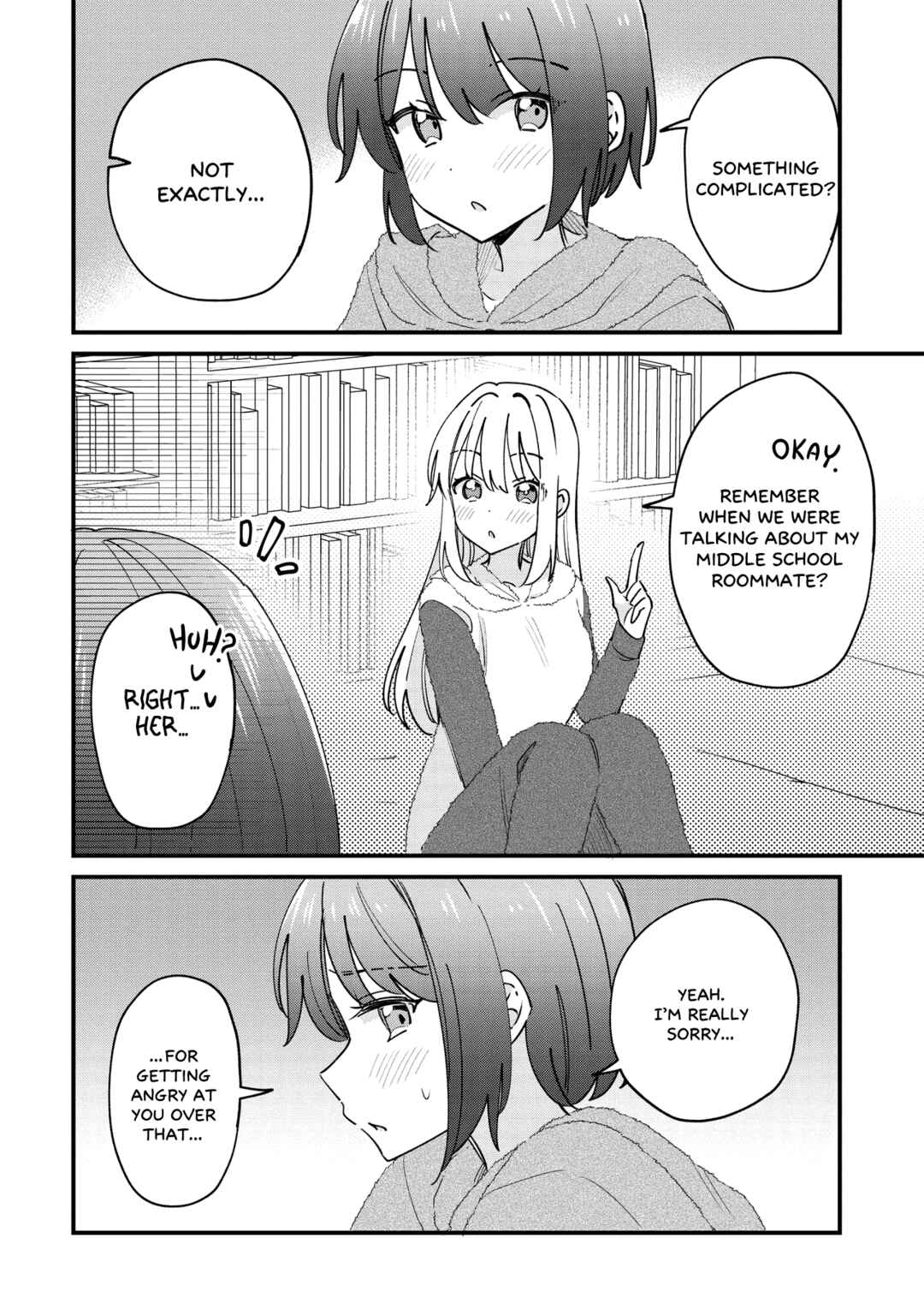 Page 12 Chapter 10 Kao dake yoi Classmate ga, Yatara to Guigui Kuru Yuri no Hanashi.