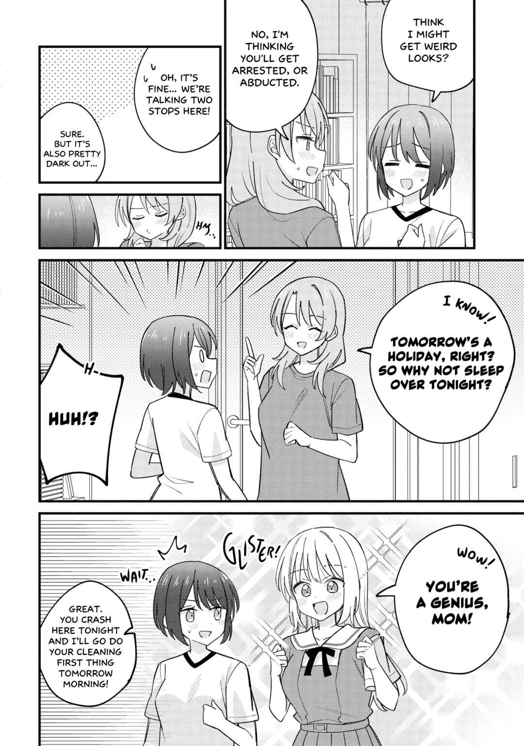 Page 12 Chapter 4 Kao dake yoi Classmate ga, Yatara to Guigui Kuru Yuri no Hanashi.