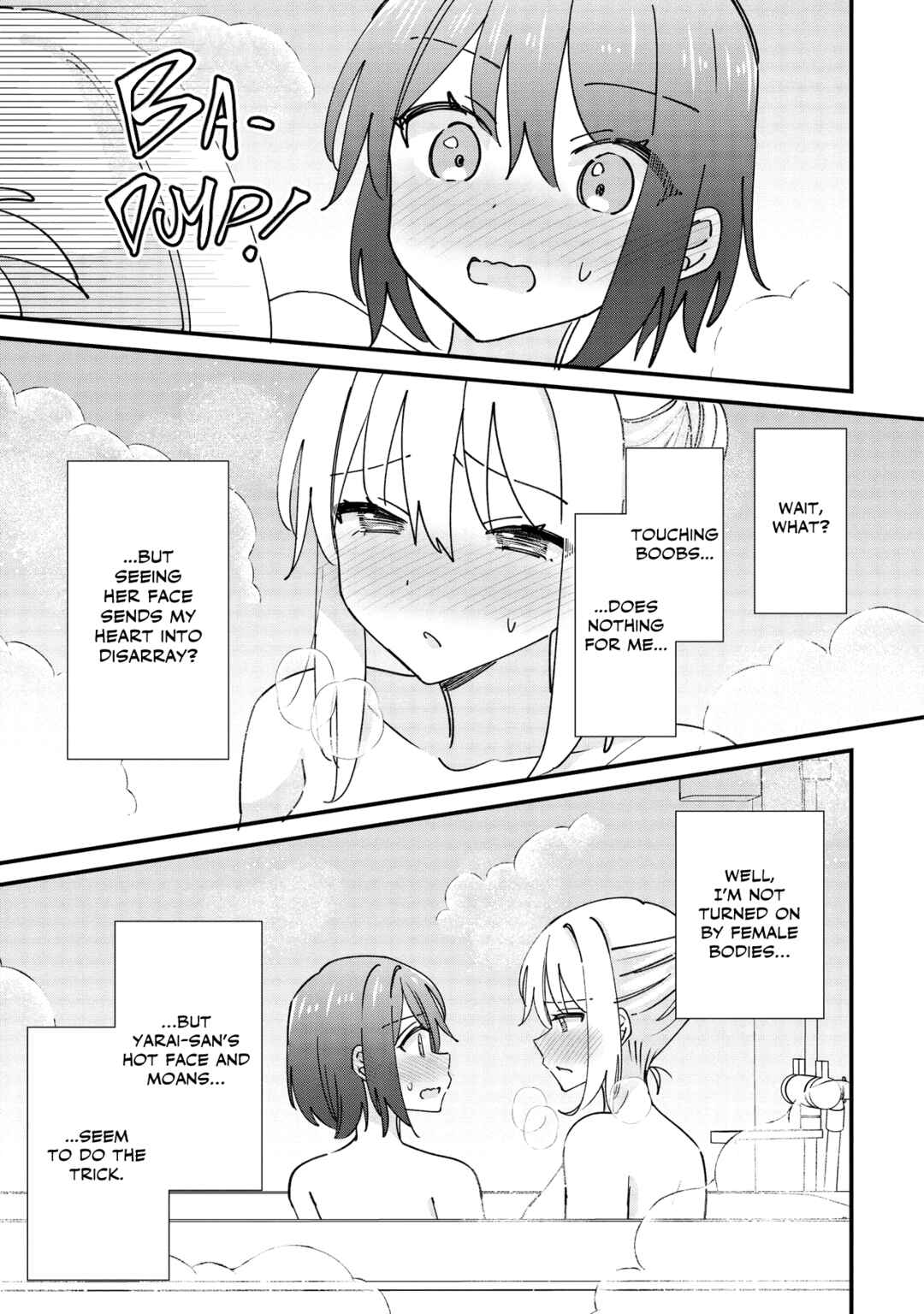 Page 1 Chapter 9.1 Kao dake yoi Classmate ga, Yatara to Guigui Kuru Yuri no Hanashi.