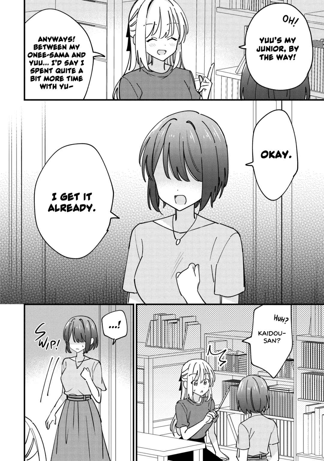 Page 21 Chapter 6 Kao dake yoi Classmate ga, Yatara to Guigui Kuru Yuri no Hanashi.