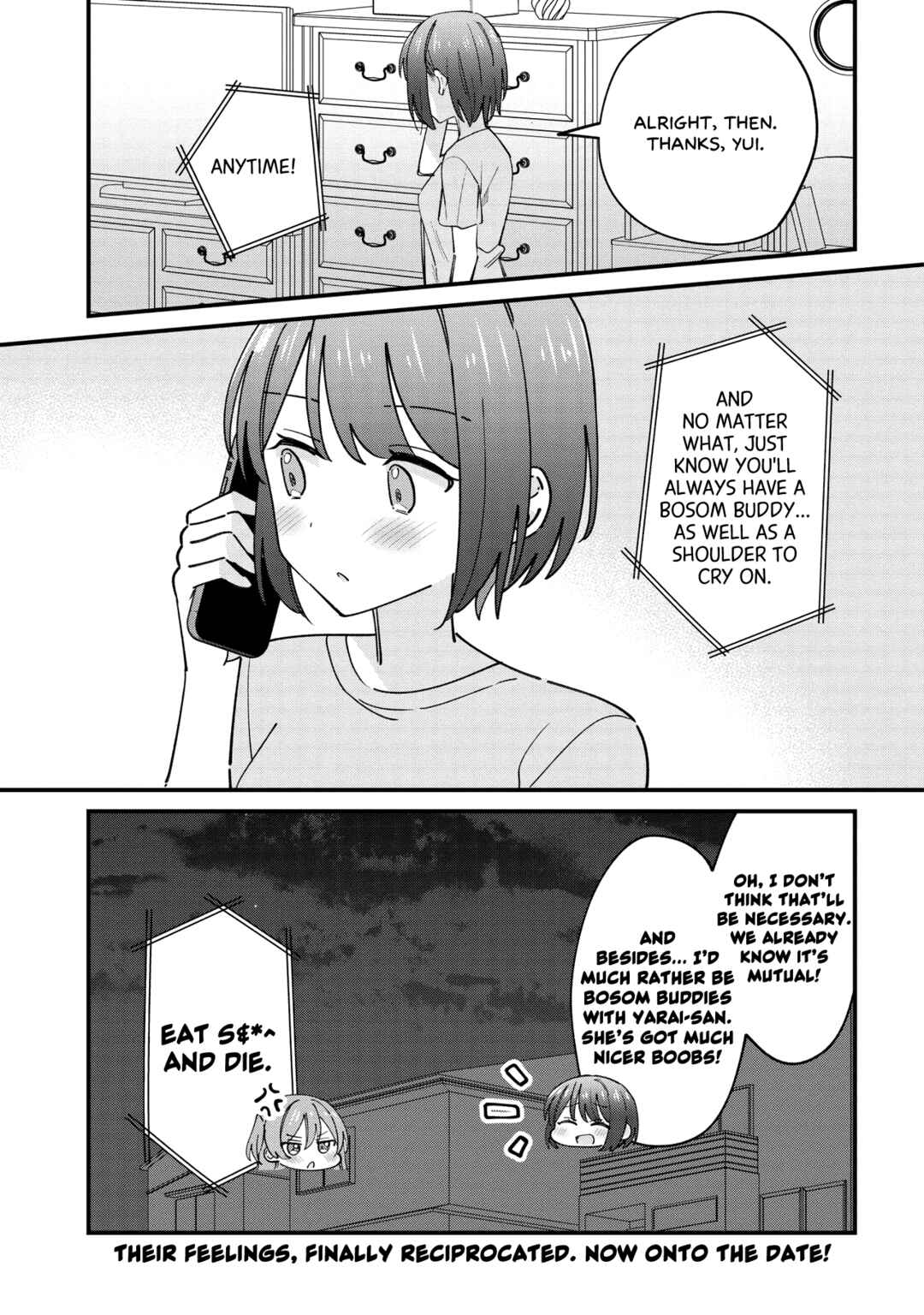 Page 12 Chapter 6.1 Kao dake yoi Classmate ga, Yatara to Guigui Kuru Yuri no Hanashi.