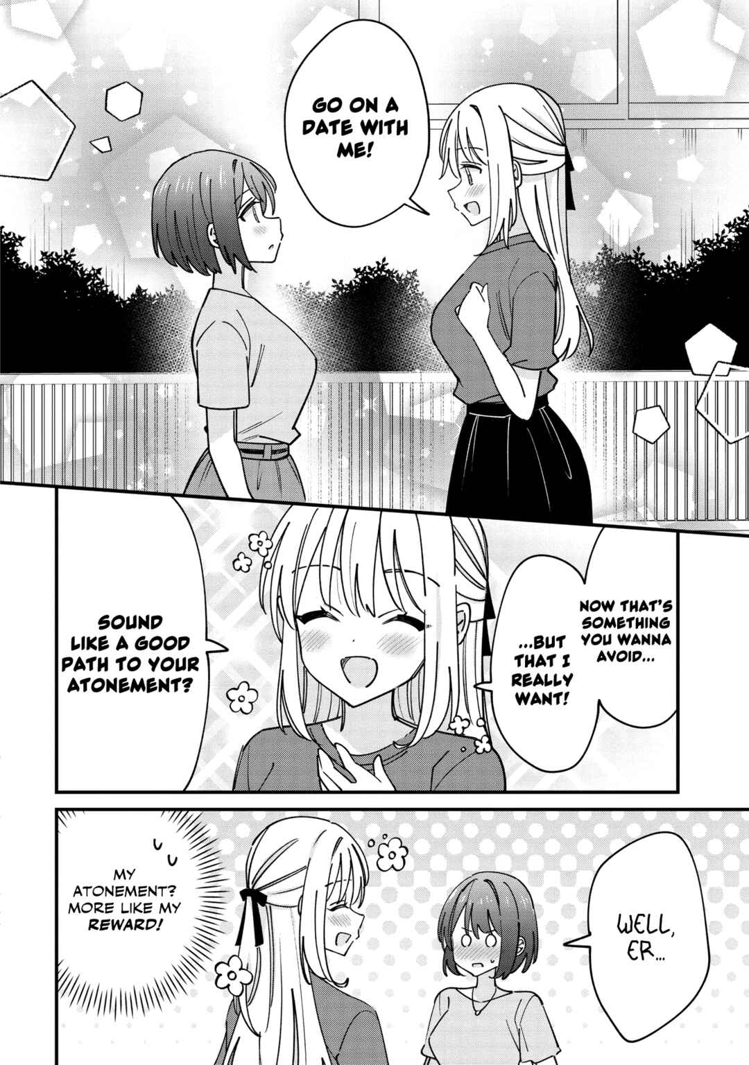 Page 3 Chapter 6.1 Kao dake yoi Classmate ga, Yatara to Guigui Kuru Yuri no Hanashi.