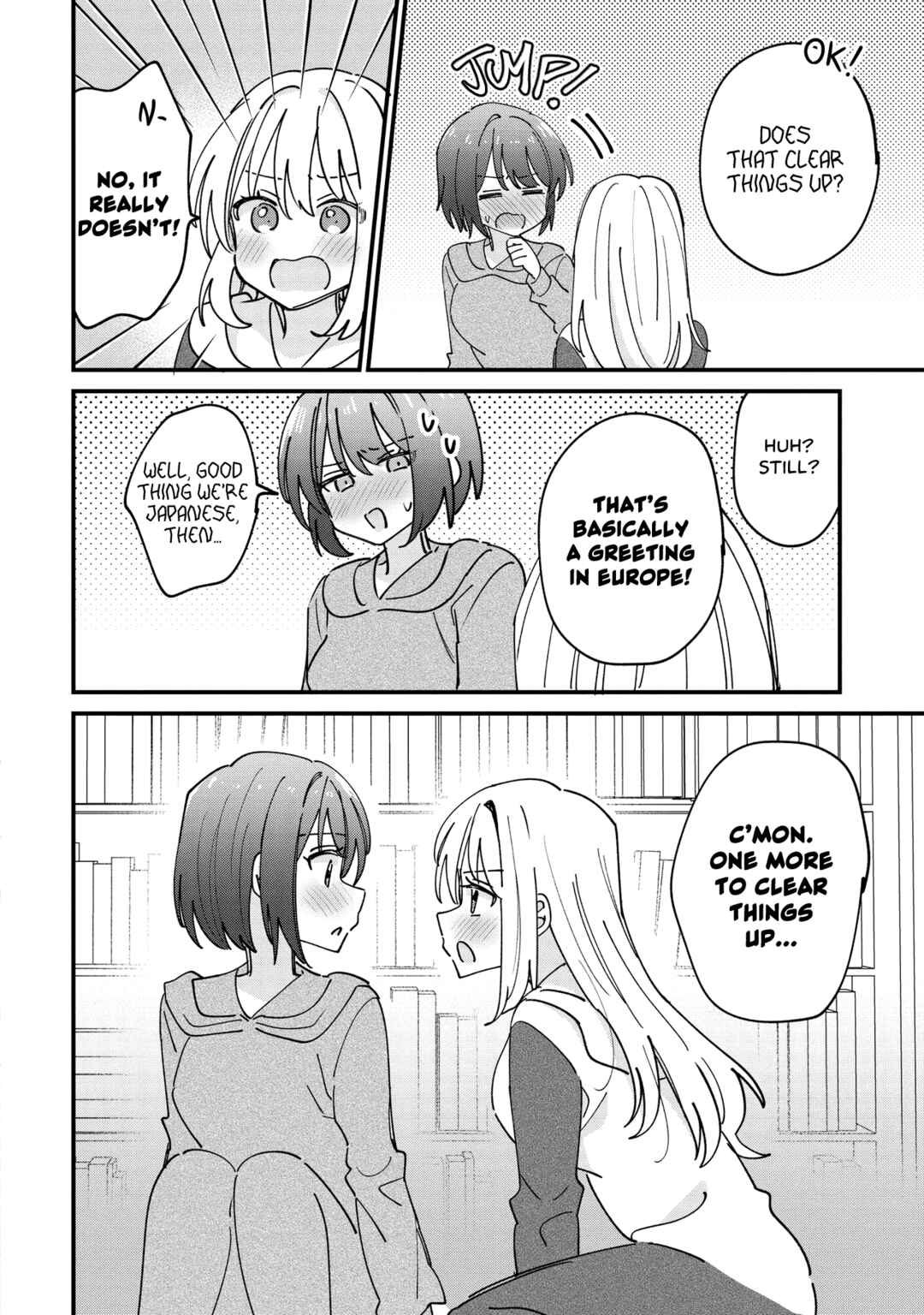 Page 1 Chapter 10.2 Kao dake yoi Classmate ga, Yatara to Guigui Kuru Yuri no Hanashi.