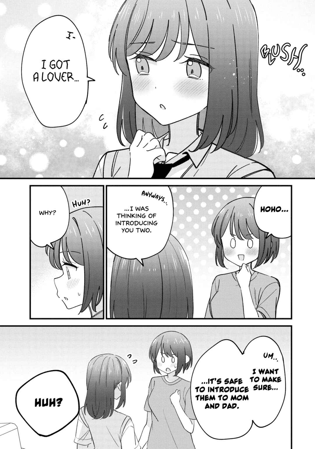 Page 3 Chapter 5 Kao dake yoi Classmate ga, Yatara to Guigui Kuru Yuri no Hanashi.
