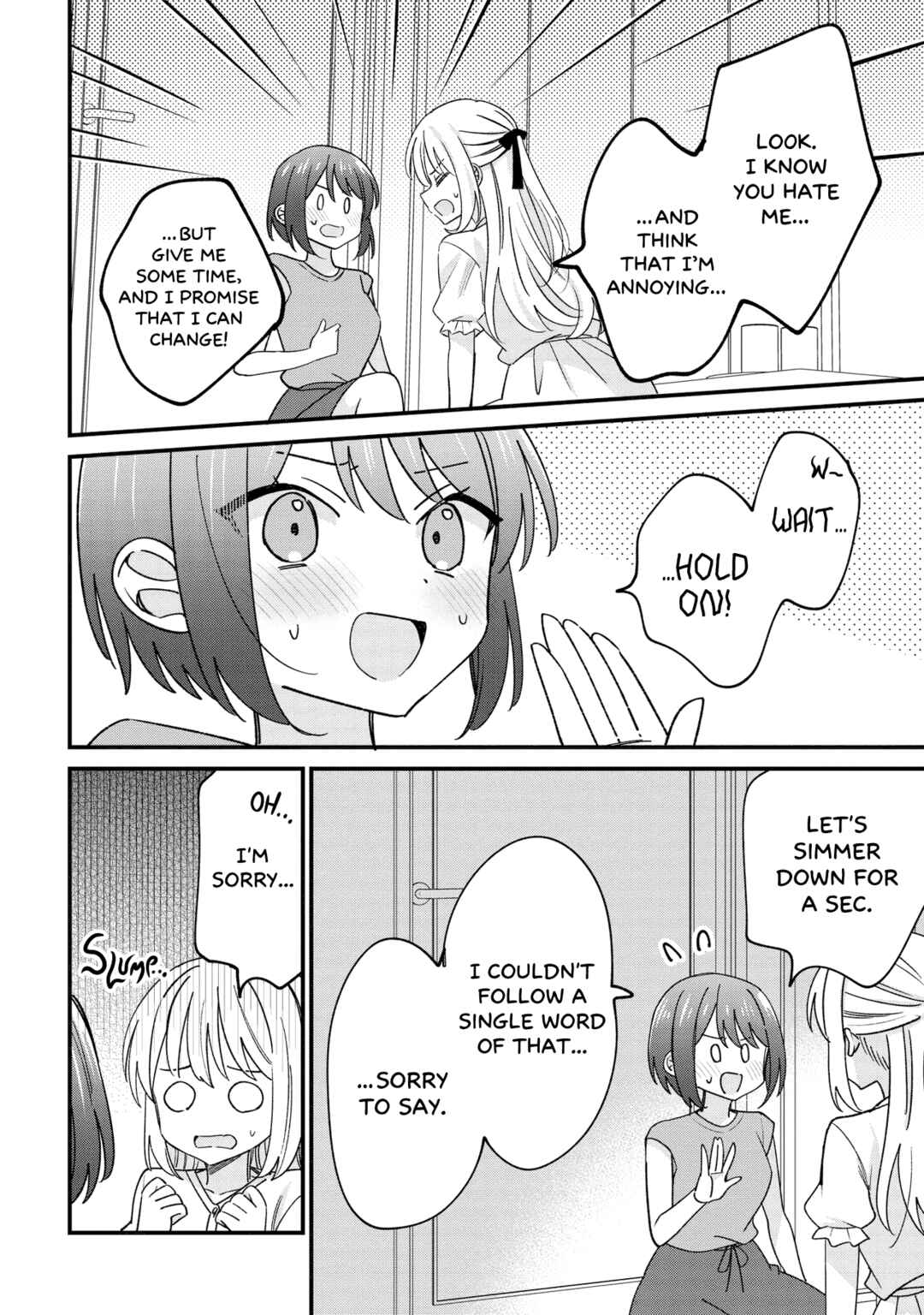 Page 12 Chapter 2.1 Kao dake yoi Classmate ga, Yatara to Guigui Kuru Yuri no Hanashi.