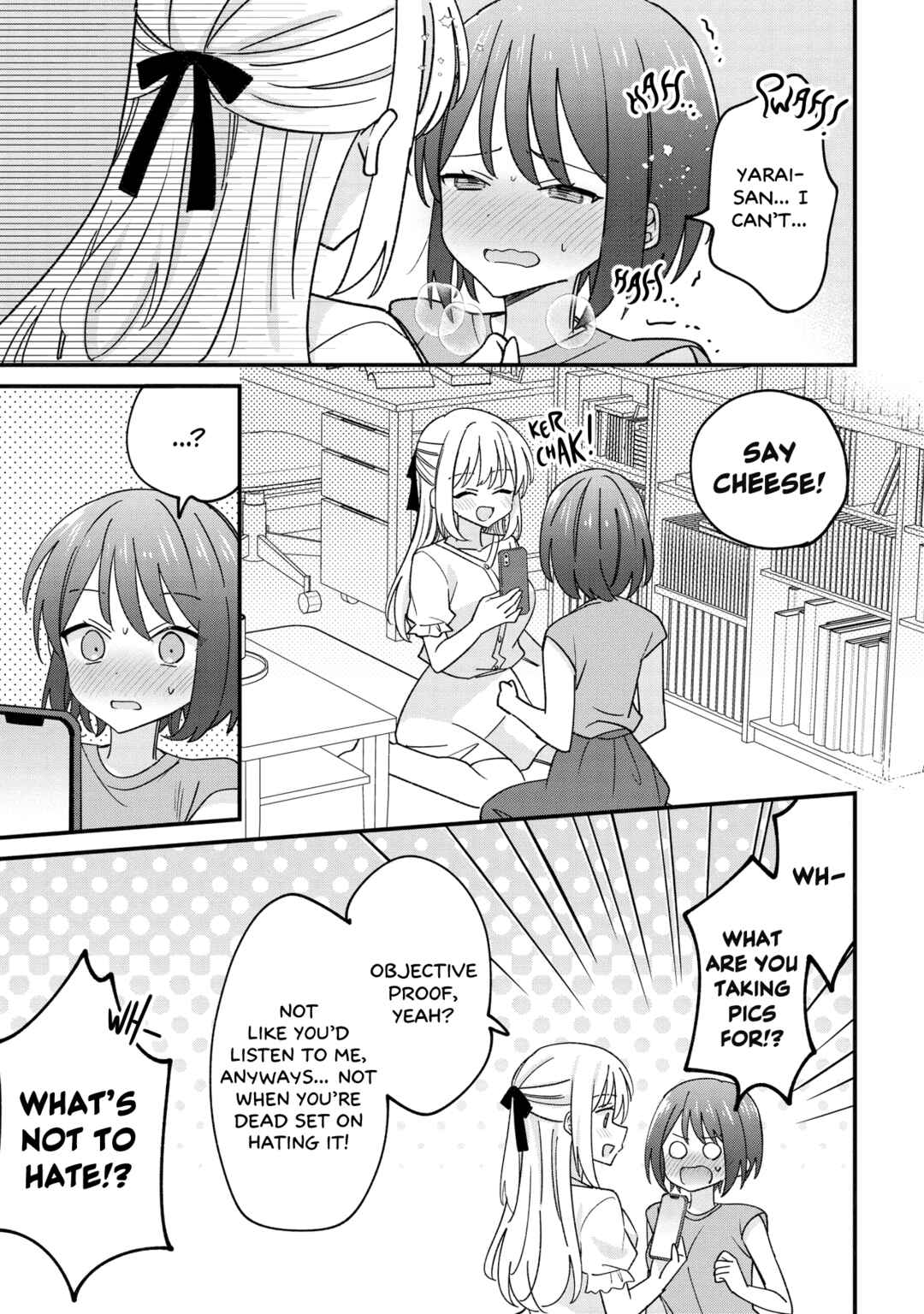 Page 3 Chapter 2.1 Kao dake yoi Classmate ga, Yatara to Guigui Kuru Yuri no Hanashi.