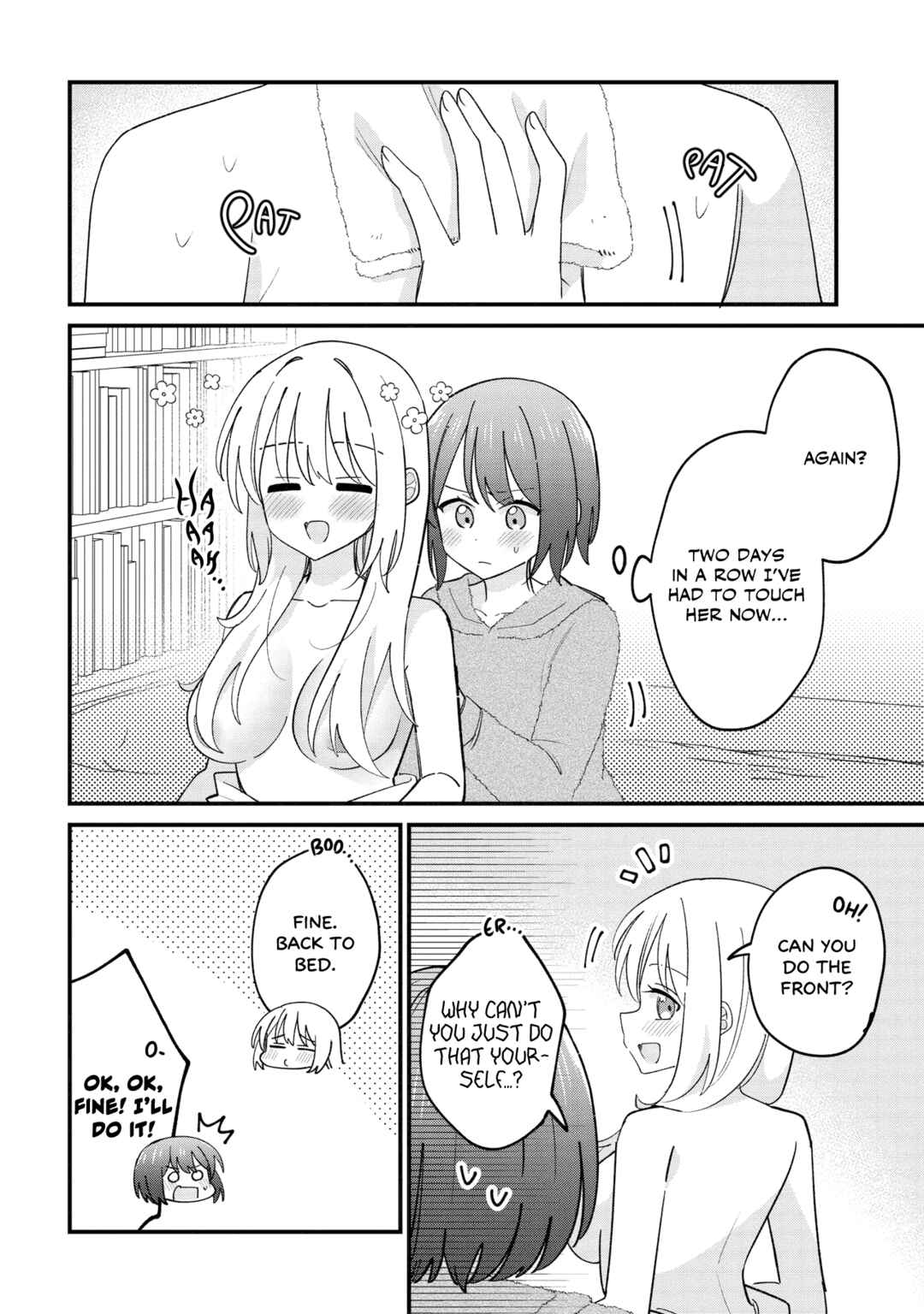 Page 1 Chapter 4.1 Kao dake yoi Classmate ga, Yatara to Guigui Kuru Yuri no Hanashi.