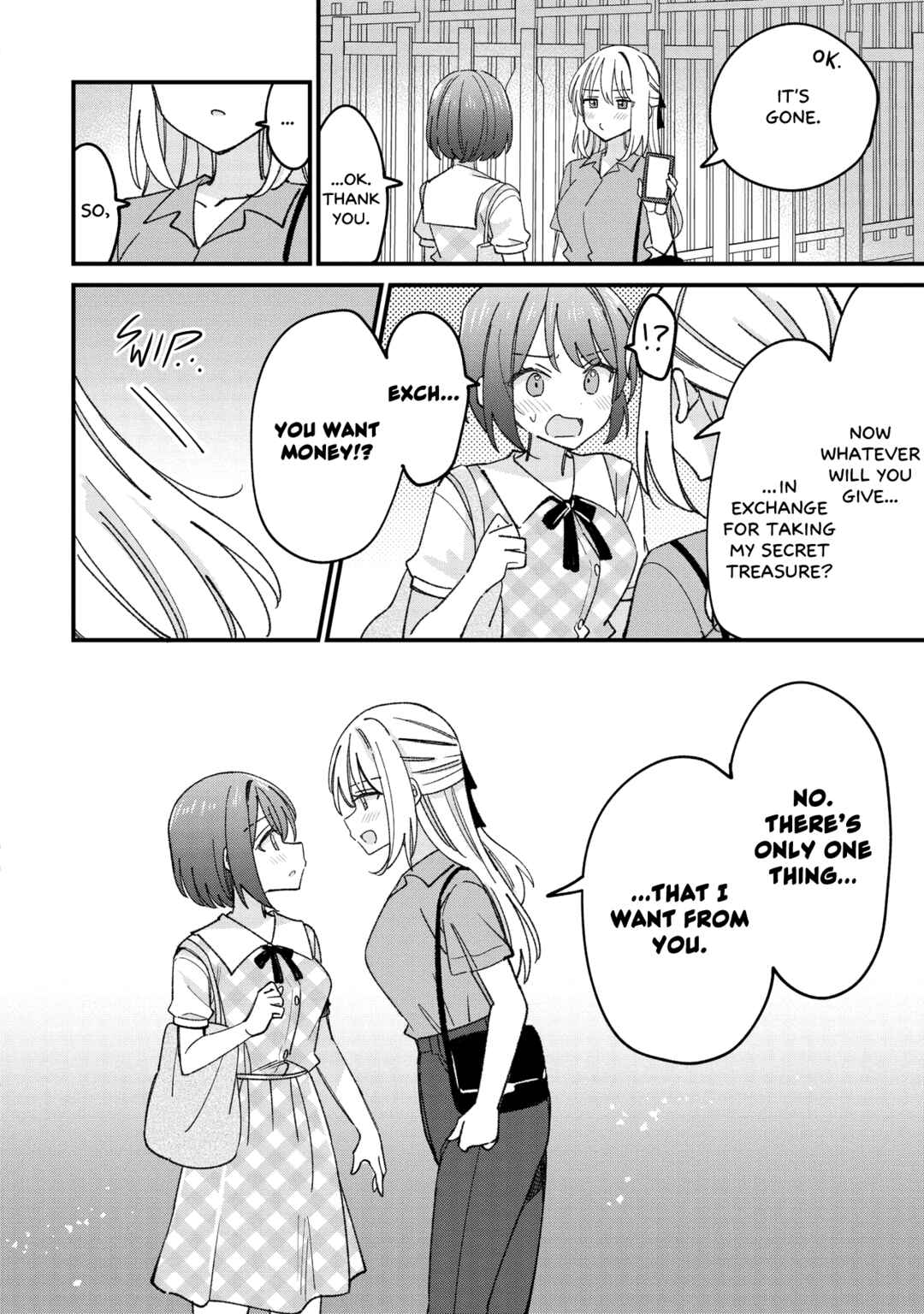 Page 12 Chapter 7.1 Kao dake yoi Classmate ga, Yatara to Guigui Kuru Yuri no Hanashi.