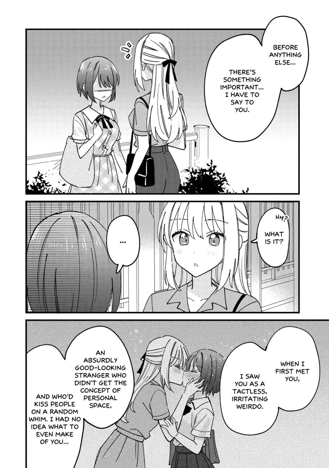 Page 16 Chapter 7.1 Kao dake yoi Classmate ga, Yatara to Guigui Kuru Yuri no Hanashi.