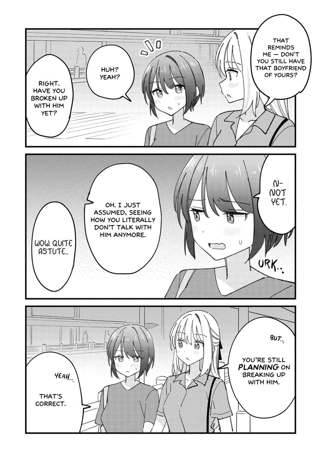 Page 2 Chapter 7.1 Kao dake yoi Classmate ga, Yatara to Guigui Kuru Yuri no Hanashi.