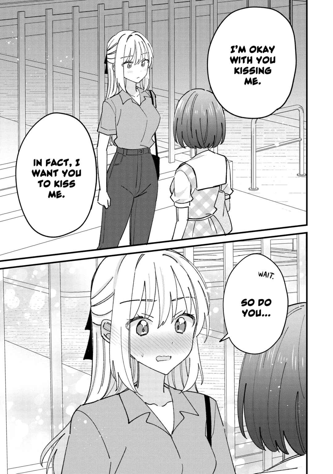 Page 21 Chapter 7.1 Kao dake yoi Classmate ga, Yatara to Guigui Kuru Yuri no Hanashi.