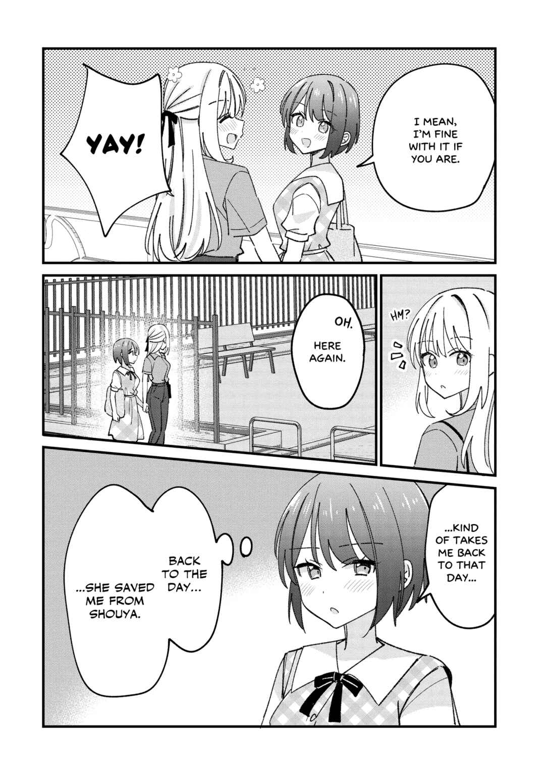 Page 8 Chapter 7.1 Kao dake yoi Classmate ga, Yatara to Guigui Kuru Yuri no Hanashi.