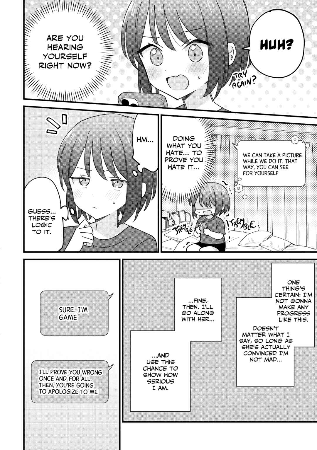 Page 12 Chapter 2 Kao dake yoi Classmate ga, Yatara to Guigui Kuru Yuri no Hanashi.