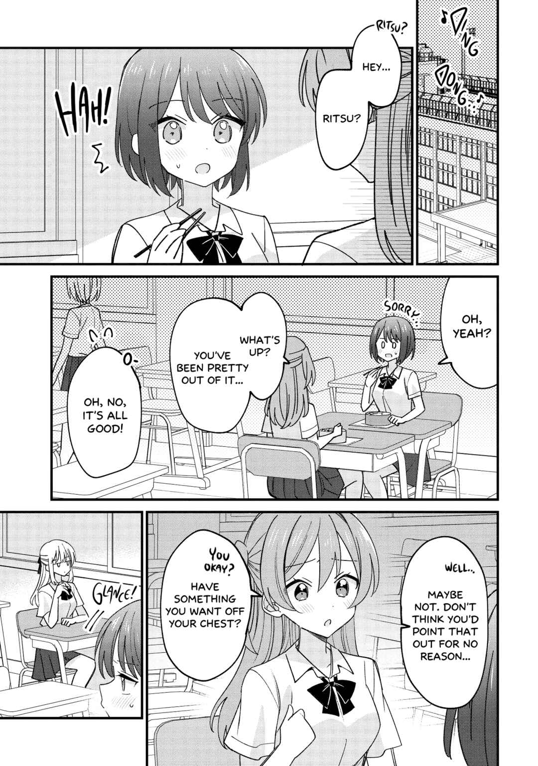 Page 5 Chapter 2 Kao dake yoi Classmate ga, Yatara to Guigui Kuru Yuri no Hanashi.