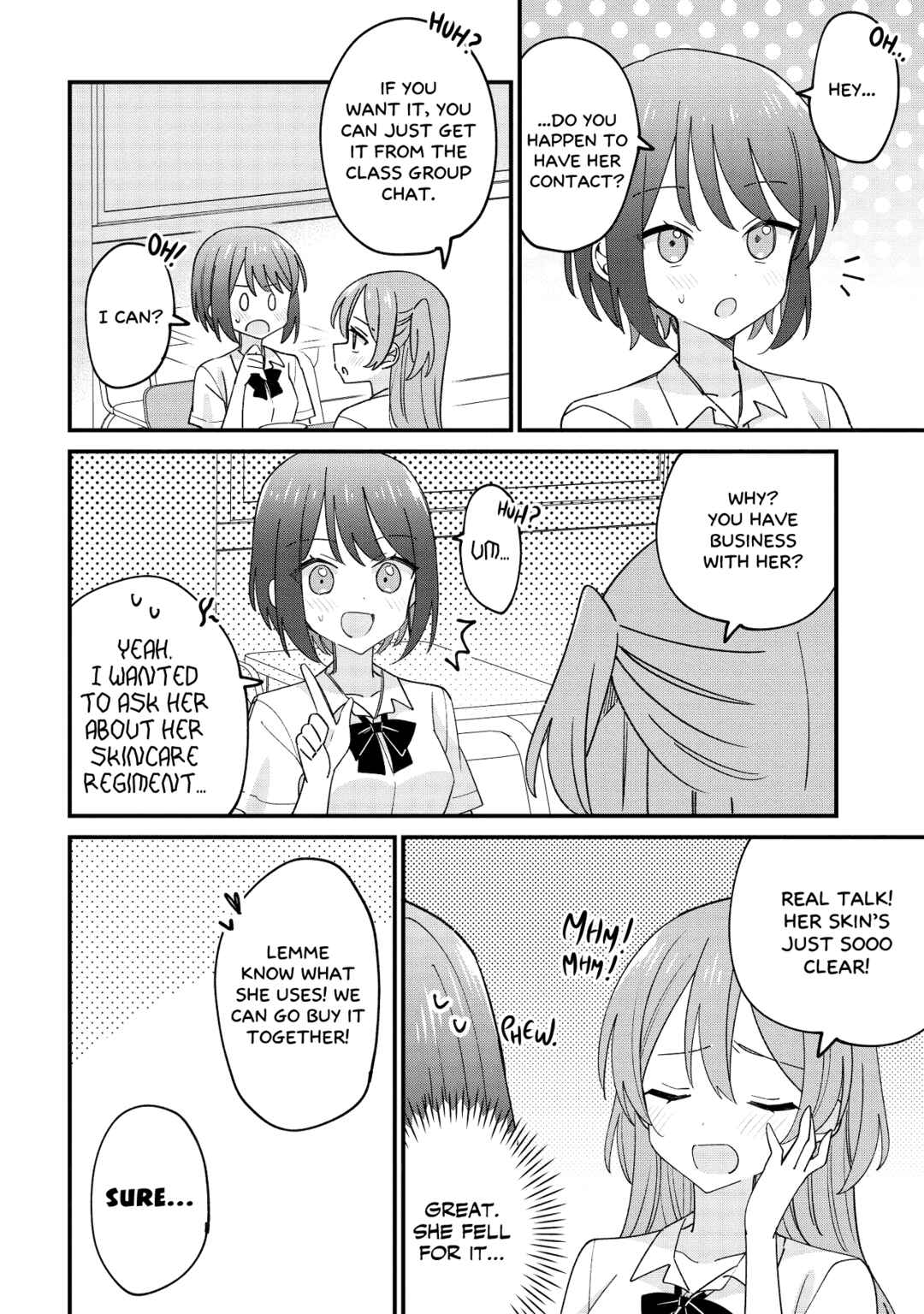 Page 8 Chapter 2 Kao dake yoi Classmate ga, Yatara to Guigui Kuru Yuri no Hanashi.