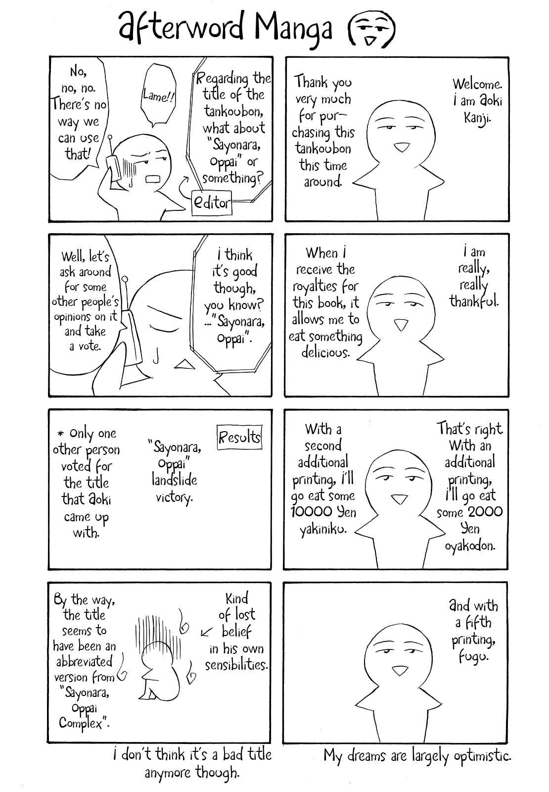 Page 1 Chapter 11.5 Sayonara, Oppai