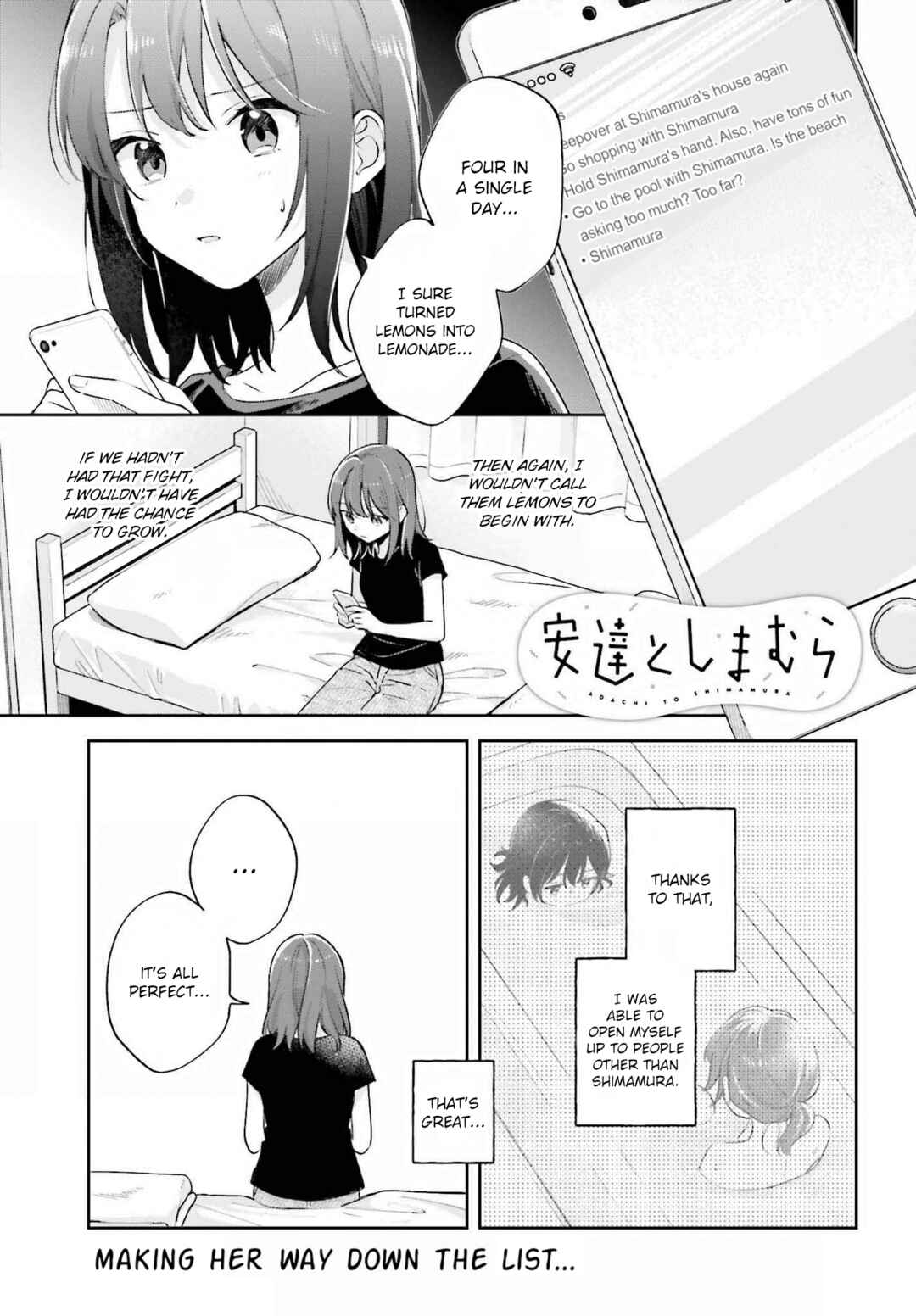Page 1 Chapter 33.1 Adachi to Shimamura