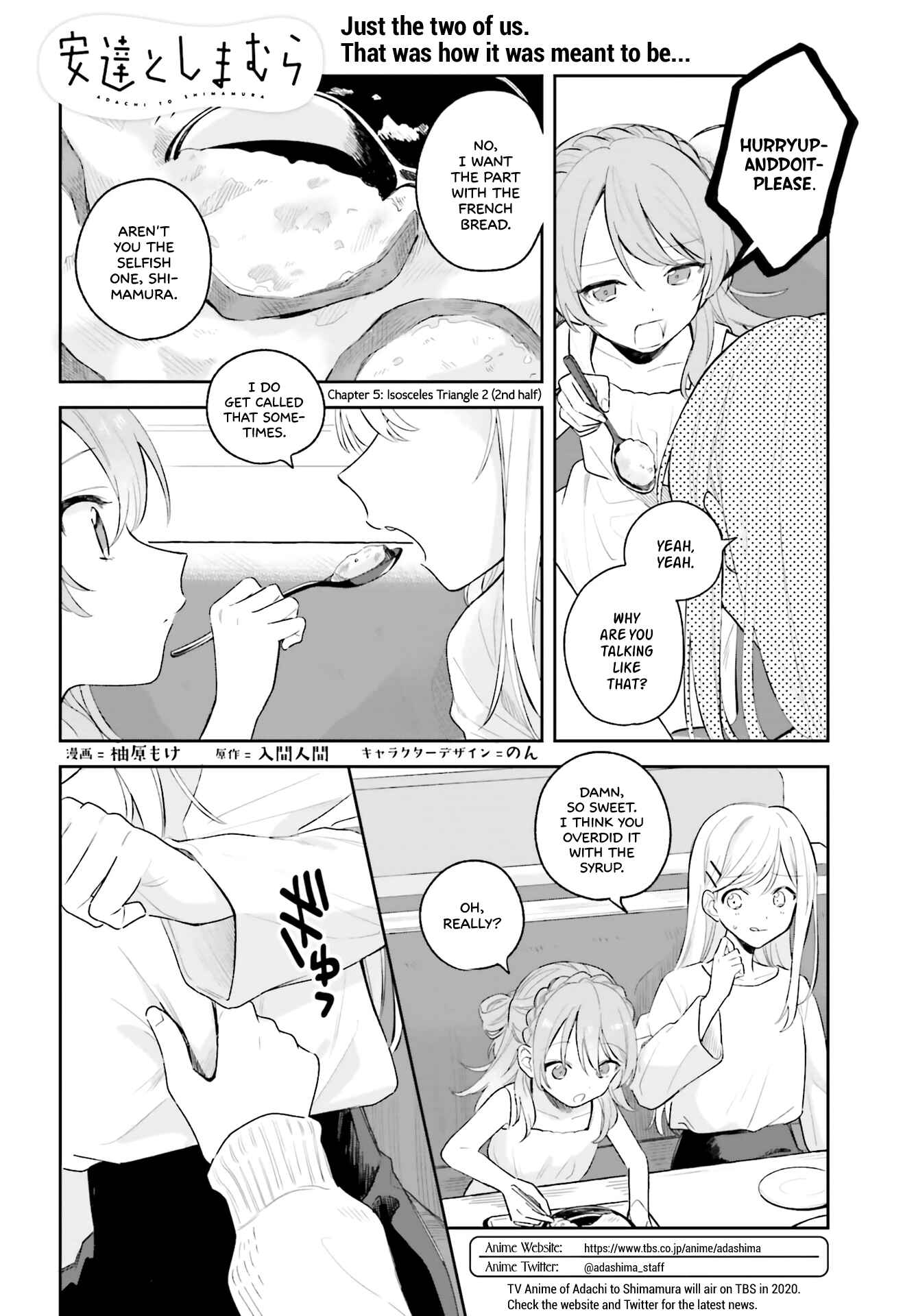 Page 1 Chapter 5.5 Adachi to Shimamura