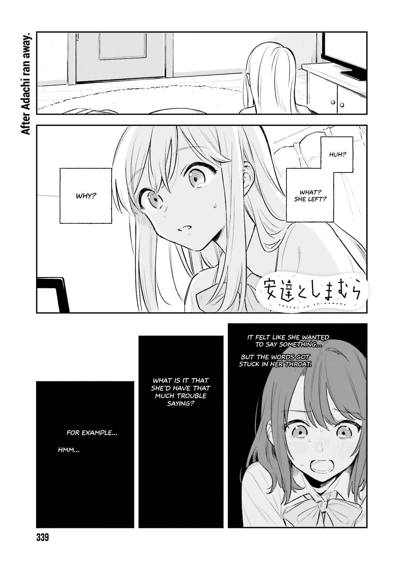 Page 1 Chapter 4 Adachi to Shimamura