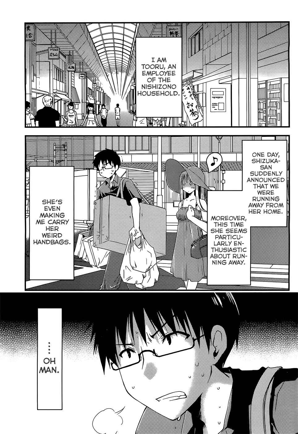 Page 1 Chapter 2 Ojousama wa Nigedashita
