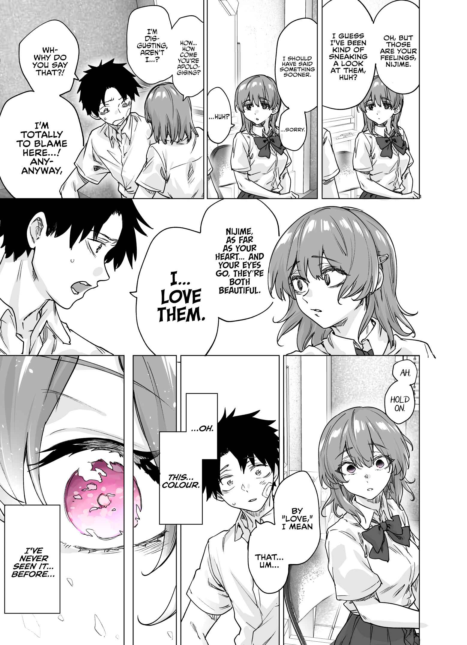 Page 7 Chapter Unknown_fb1a It Shows Right Away in Nijime-sans Eyes