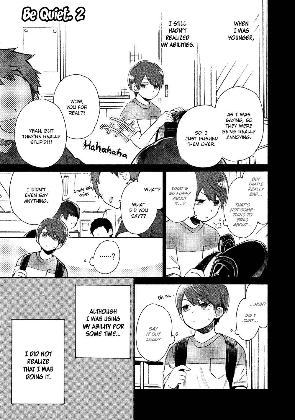 Page 3 Chapter 2 Chotto Damatte